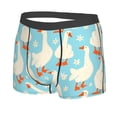 thumbnail image 2 of Disketp White Geese And Flower Men'S Boxer Briefs,Soft And Breathable Cotton Underwear With Comfortflex Waistband, 2 of 8