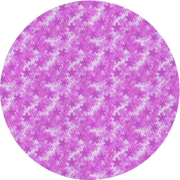 Ahgly Company Indoor Square Patterned Violet Purple Area Rugs, 3' Square