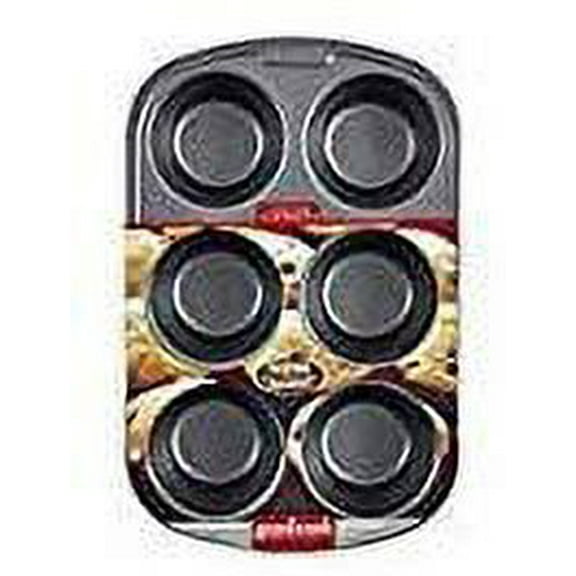 Bradshaw Muffin Pan Goodcook 6 Cup Texas Style - Non-Stick - Pack of 6