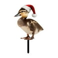 thumbnail image 6 of TOPRenddon Christmas Garden Insert Decor, Christmas Garden Planting Garden Christmas Hat Chicken Duck Pig Festival Lawn Decoration Plugin, 6 of 7