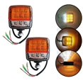 thumbnail image 1 of 2Pcs LED Forklift Light 12V 24V Tractor Turn Signal Motorcycle Direction Indicator Amber White Truck Trailer Position Lamp, 1 of 4