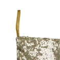 thumbnail image 3 of Northlight 17.5" Gray and White Sequins Accented Christmas Stocking, 3 of 3