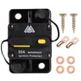 thumbnail image 1 of 50 Amp Circuit Breaker With Manual Reset Car Marine Trolling Motors Boat Rv Atv 12V-48Vdc Waterproof Audio System Fuse, 1 of 1