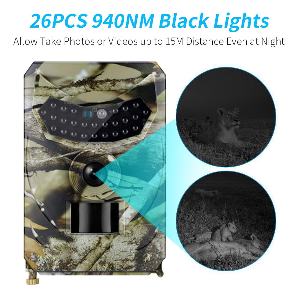 Easter Decorations Kokovifyves Clearance Sales Outdoor P R-100 Hunting Camera 12MP Photo Trap Night Vision Tr-ail Camera 1080P Reconnoit