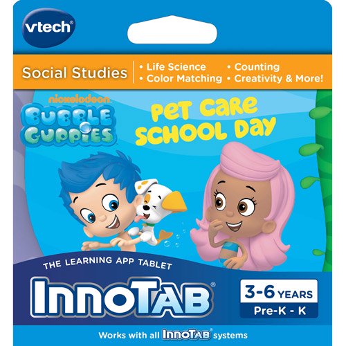 VTech InnoTab Software Bubble Guppies Pet Care School Day Walmart