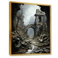 thumbnail image 2 of Designart "War Landscape In The Barren No Man'S Land I" Military Floater Framed Wall Art Prints, 2 of 5