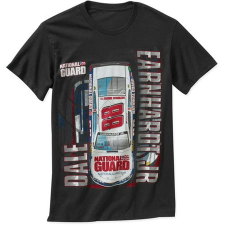 NASCAR Men's Dale Jr Black Short Sleeve Tee