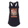 thumbnail image 2 of Wild Bobby, Kansas City 2020 World Champions KC Fantasy Football Fans ,Sports, Ladies Racerback Tank Top, Black, Small, 2 of 4