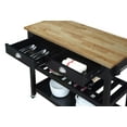 thumbnail image 5 of Convenience Concepts American Heritage 3 Tier Butcher Block Kitchen Cart with Drawers, Multiple Finishes, 5 of 11