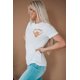 thumbnail image 3 of ABPHQTO Camiseta de manga corta con estampado gráfico de esqueleto espeluznante blanco para mujer, 3 of 5