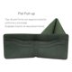 thumbnail image 3 of Cartera Hombre Piel Genuina Pull Up Bifold verde, 3 of 8