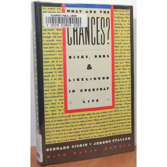 Pre-Owned The Book of Chance: Risks, Odds, and Likelihood in Everyday Life Hardcover