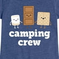 thumbnail image 3 of Instant Message - Camping Crew Smores - Toddler & Youth Girls Short Sleeve Graphic T-Shirt, 3 of 6