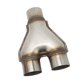 thumbnail image 4 of Tubo de escape en forma de Y, Tubo de escape en forma de Y, Puntas de escape dobles, Entrada y salida del tubo de escape, Instalación sencilla, 4 of 12