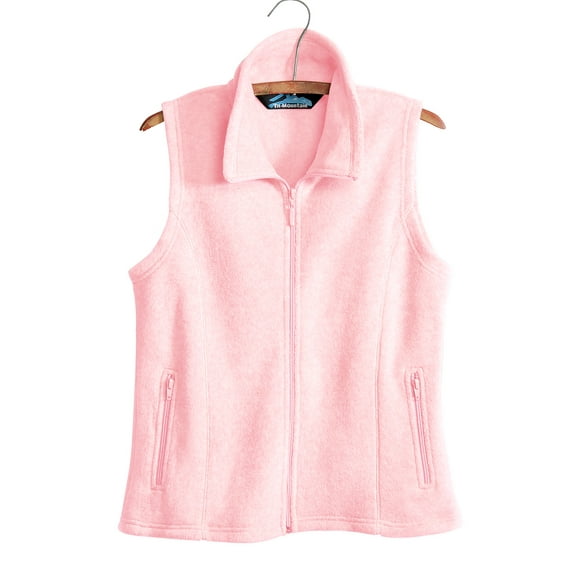 Tri-Mountain Crescent 7020 Micro Fleece Vest, 2X-Large, Light Pink