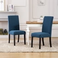 thumbnail image 2 of Costaelm Adison Fabric Dining Side Chair, Blue (Set of 2), 2 of 9