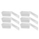 thumbnail image 5 of Fiambrera desechable para microondas, contenedor de comida Rectangular transparente desechable con tapa, 10 Uds., 5 of 8
