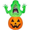 thumbnail image 1 of Ghostbusters Slimer on Pumpkin, 1 of 1
