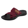 thumbnail image 6 of Dakaela Summer Sandals for Women 2026 with Arch Support Orthopedic Slip on Slides Ladies Comfortable Summer Beach Casual Slippers Wine Size 9.5, 6 of 8