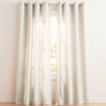 thumbnail image 1 of Par de cortinas Exclusive Home Loha Linen, 137 x 244 cm, color marfil, 1 of 6