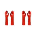 thumbnail image 3 of Youkk 2X Rubber Gloves Kitchen Gadget Gardening Tool Exquisite Multipurpose Yard Red M 2Set, 3 of 6
