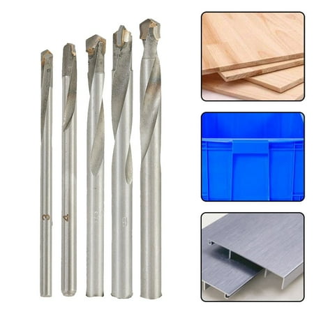 

5pcs 3-8mm Cemented Carbide Drill Bits Fit for Stainless Steel Metal Drilling