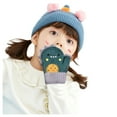 thumbnail image 3 of Yoodem Gloves Cartoon for Girls Boys Mittens for Kids Winter Baby Gloves Winter Toddler Mittens Snow Toddler Gloves Green S, 3 of 7