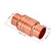 thumbnail image 2 of Líquido Línea Cobre Filtro, 28,4mm ID Suciedad Filtros para Aire Acondicionado Calor Bomba Agua Calentador Refrigerador HVAC Refrigeración Sistema Unique Bargains accesorios de tuberia, 2 of 5