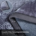 thumbnail image 4 of NC King Sherpa Fleece Bed Blanket,Embossed Winter Borrego Blanket,3-Piece 79"x91",7.5LB, 4 of 6