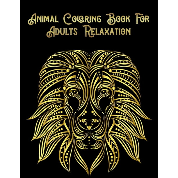 Download Animal Coloring Book for Adults Relaxation : Awesome 100 ...