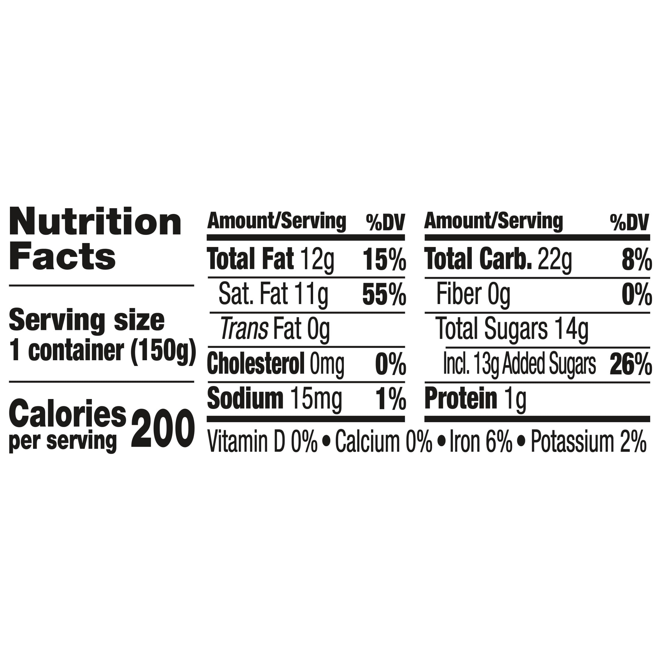 So Delicious Dairy Free Coconut Yogurt Alternative with Chocolate Shavings Container, 5.3 oz