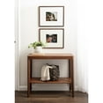 thumbnail image 3 of Kate and Laurel Talcott Modern Rectangle Wood Console Table, 36 x 14 x 33, Walnut Brown, Transitional Decorative Two-Tier Entryway Table for Use as a Behind Couch Table or a Bedroom Accent, 3 of 10
