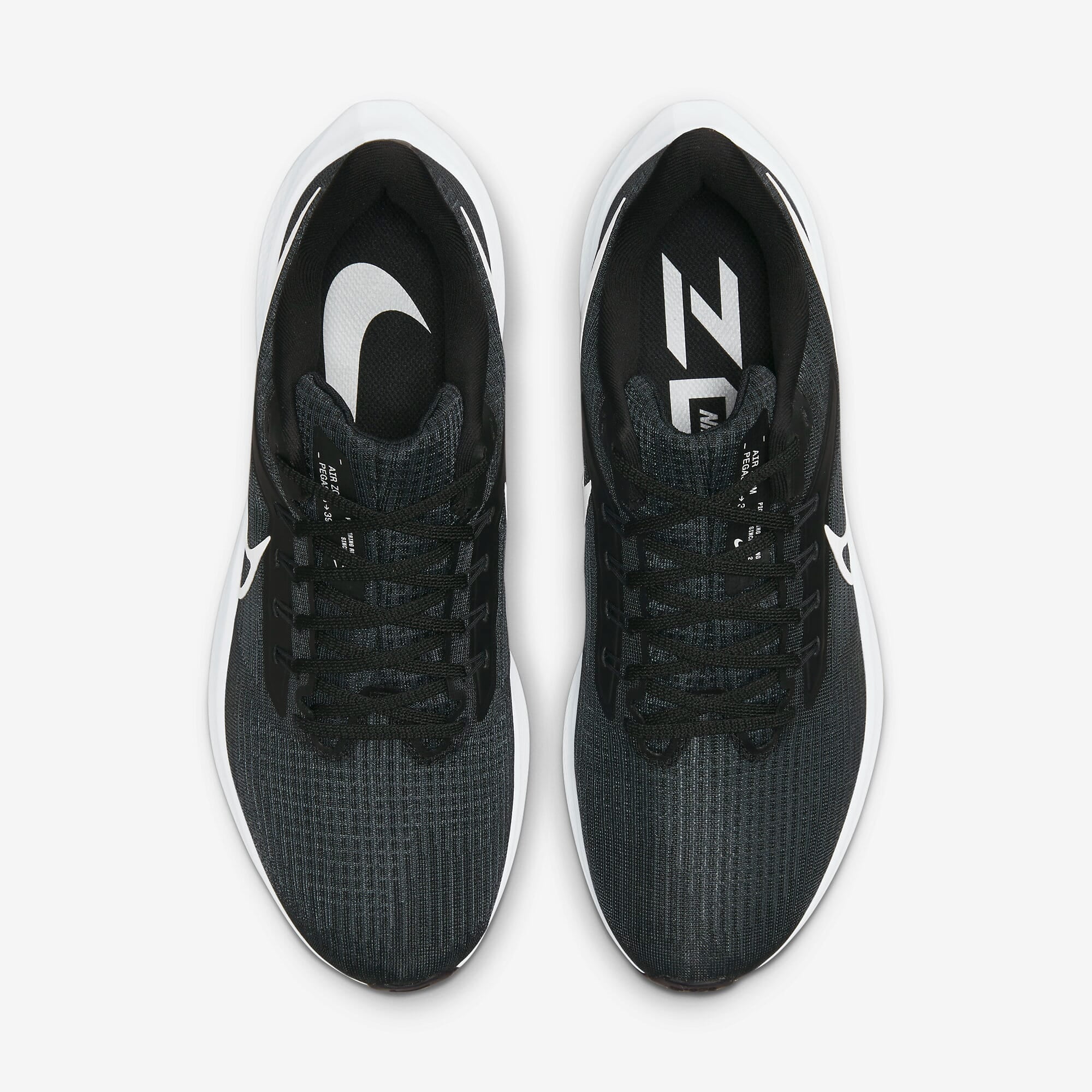 Nike Air Zoom Pegasus 39 Men's Size 9.5 Black White Athletic Shoes DH4071 001