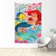 thumbnail image 1 of Tapiz de La Sirenita para dormitorio, estampado artístico para colgar en la pared, pósteres estéticos, tapices de fondo para sala de estar, dormitorio, regalo para fanáticos, 60 x 51 pulgadas, 1 of 8