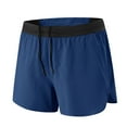 thumbnail image 1 of PEASKJP Mens Shorts Quick Dry Bathing Suits with Pocket,Navy XXXL, 1 of 4