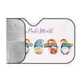 thumbnail image 2 of Bingfone Lgbt Gnome Car Windshield Sunshade,Sun Foldable Sun Shield Sun Visor For Car - Small, 2 of 8