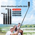 thumbnail image 3 of 360° Rotatable Selfie Stick Portable Extendable Invisible Pole Compatible For DJI ACTION 3/4/pocket3 Action Camera, 3 of 9