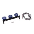 thumbnail image 1 of 1/10 3 Barre Lumineuse de Toit Lampe Crawler Pièces de Voiture pour 4 SCX10 D90 Bleu, 1 of 8