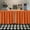 Orange, variant on Waterproof Oil-Resistant No-Drill Kitchen Cabinet Curtain, 39x27in Polyester Short Shelf Cover with Rod Pocket for Sink Closet Bookcase Home Decor