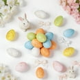 thumbnail image 5 of Cinvoph 6pcs Easter Foil-Gold Glass Easter Egg Luxurious Spring Table Ornament for Romantic Holiday Decoration 2 in, 5 of 7