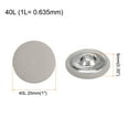 thumbnail image 2 of 10uds 40L Tela Paño Cubierto Botón 25mm Redondo Metal Vástago Costura Botones para Trajes Vestido Blusas Beige Unique Bargains, 2 of 5