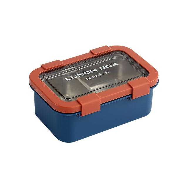 Stainless Steel Compartment Lunch Box with Insulation Layer, Leak-Proof Container for Office, School, and Travel Meals