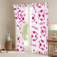 thumbnail image 3 of Erosebridal Soccer Print Blackout Curtains Set of 2 (52x84 Each) for Kids Teens,Boys Girls Sport Gamer Window Curtains,Super Cozy Room Decor, 3 of 6