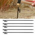 thumbnail image 4 of Canopy Stakes, Sturdy Durable Tents Stakes Multi Function  For Tarp 40cm, 4 of 8
