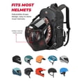 thumbnail image 3 of Mochila impermeable para casco de moto KEMIMOTO 20L, 3 of 6