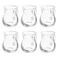 thumbnail image 5 of 6pcs Clear Glass Creamer Pitchers With Spout Handle Mini Milk Pourers For Coffee, Tea Syrups Transparent Beverage Dispensers For Cafes, 5 of 5