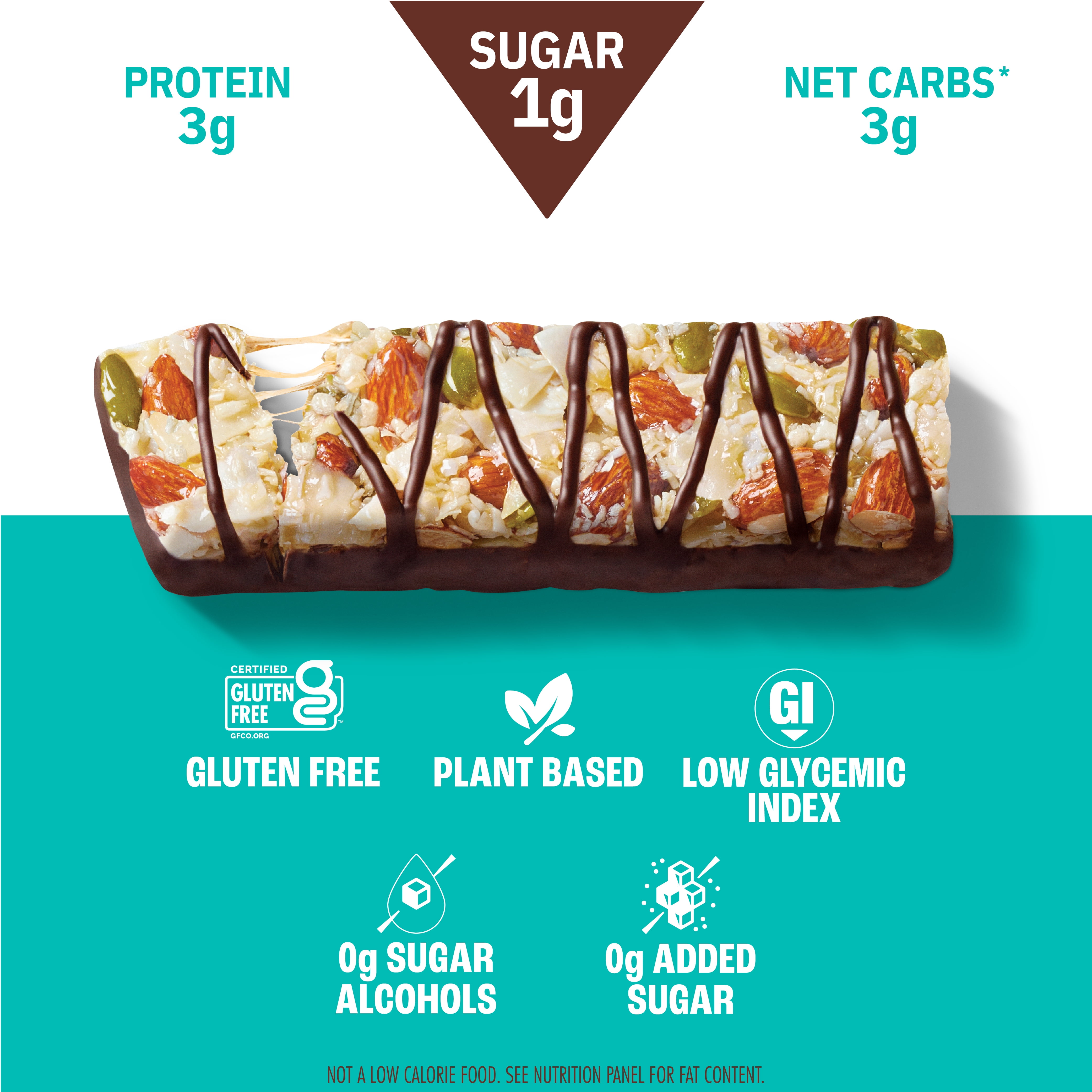 Munk Pack 1g Sugar Nut & Seed Bar, Coconut Almond Dark Chocolate, 12 Count