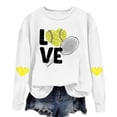 thumbnail image 4 of Timegard Chandail en Molleton pour Femmes Col Rond Manches Longues Pull Confortable Tenues de Mode Hiver Légères, 4 of 4