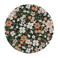 thumbnail image 2 of Nawypu Outdoor Fitted Flower-7 Round Tablecloth, 100% Polyester, Waterproof and Wrinkle Resistant, Easy to Clean, Elastic Band Closure, Suitable for Various Sizes of Round Tables White, 2 of 7