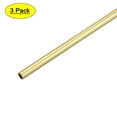 thumbnail image 1 of Tubo redondo de latón Uxcell, tubo recto sin costura de 3.5 mm x 0.2 mm, 1 of 5